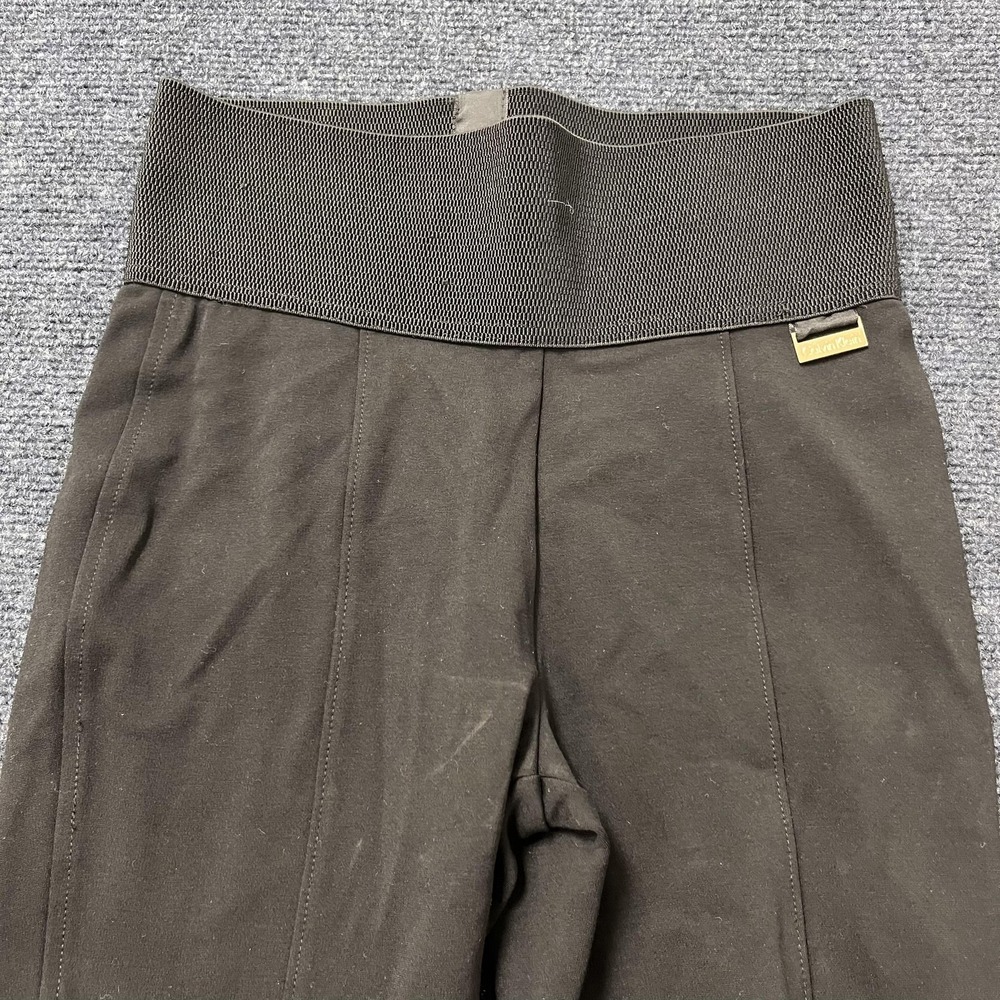 Calvin Klein Leggings Womens XS Black Power Stretch High Rise Pants Ankle Casual